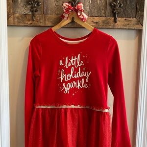 Adorable Holiday Dress - girls size XL (14/16)